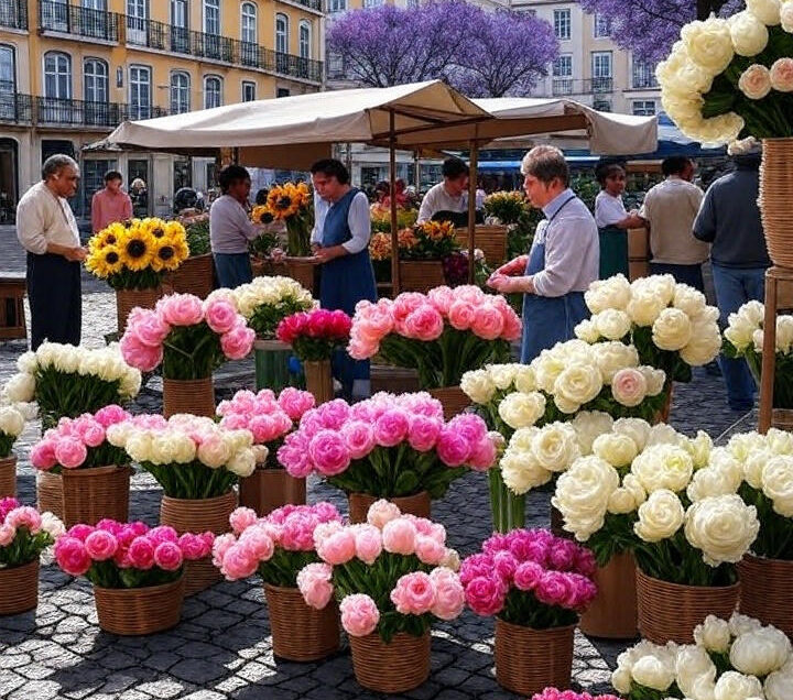 Flower Markets in Lisbon – Where to Find Fresh Blooms and Local Charm