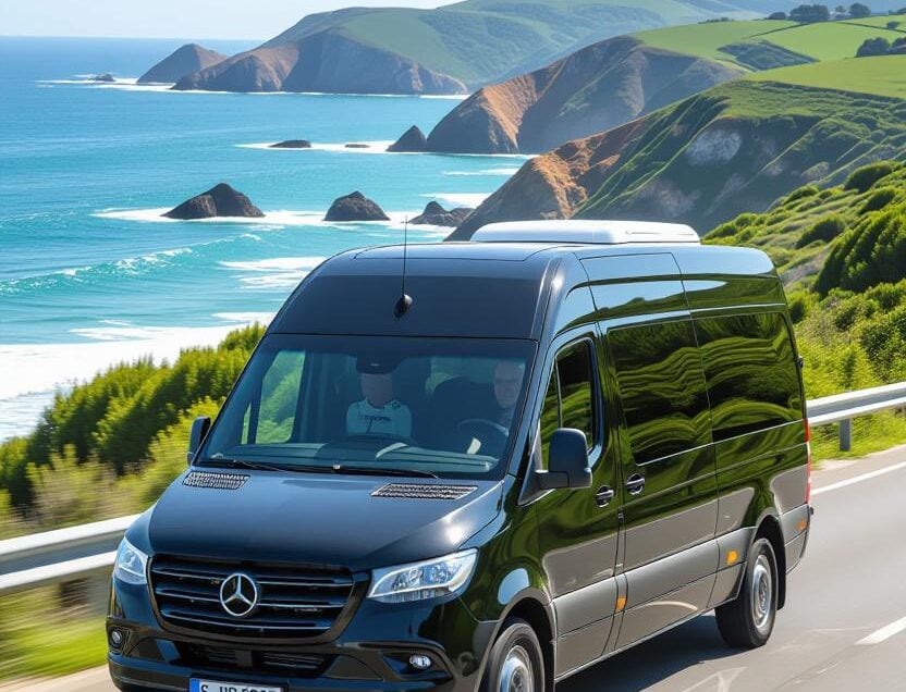 Luxury Sprinter Minibus Rental in Portugal with Private Chauffeur