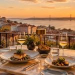 Michelin Dining in Portugal: Planning a Gourmet Trip Around Your Reservations Gourmet dinner on a Lisbon terrace at sunset